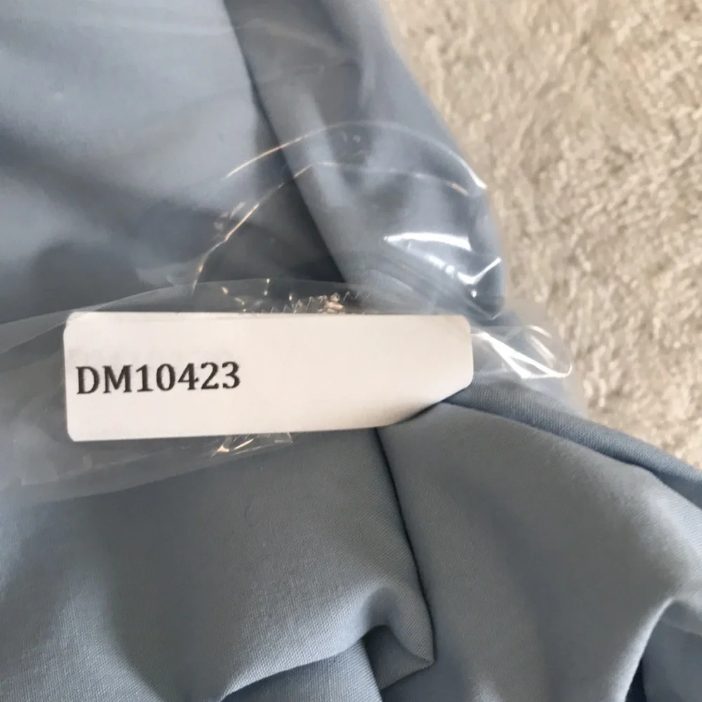 DARLING MATCHING SHORT SET BLUE POPLIN CAMP SHIRT M/L